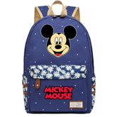 Mickey Mouse Canvas Travel Backpack School Bag for Girl Boy Kids